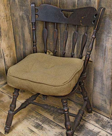 *Burlap Chair Pad - The Fox Decor